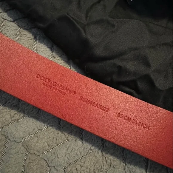 Dolce & Gabbana Red Belt Bag with Silver Accent - Picture 3 of 6